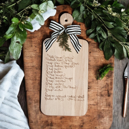 Engraved Recipe Board