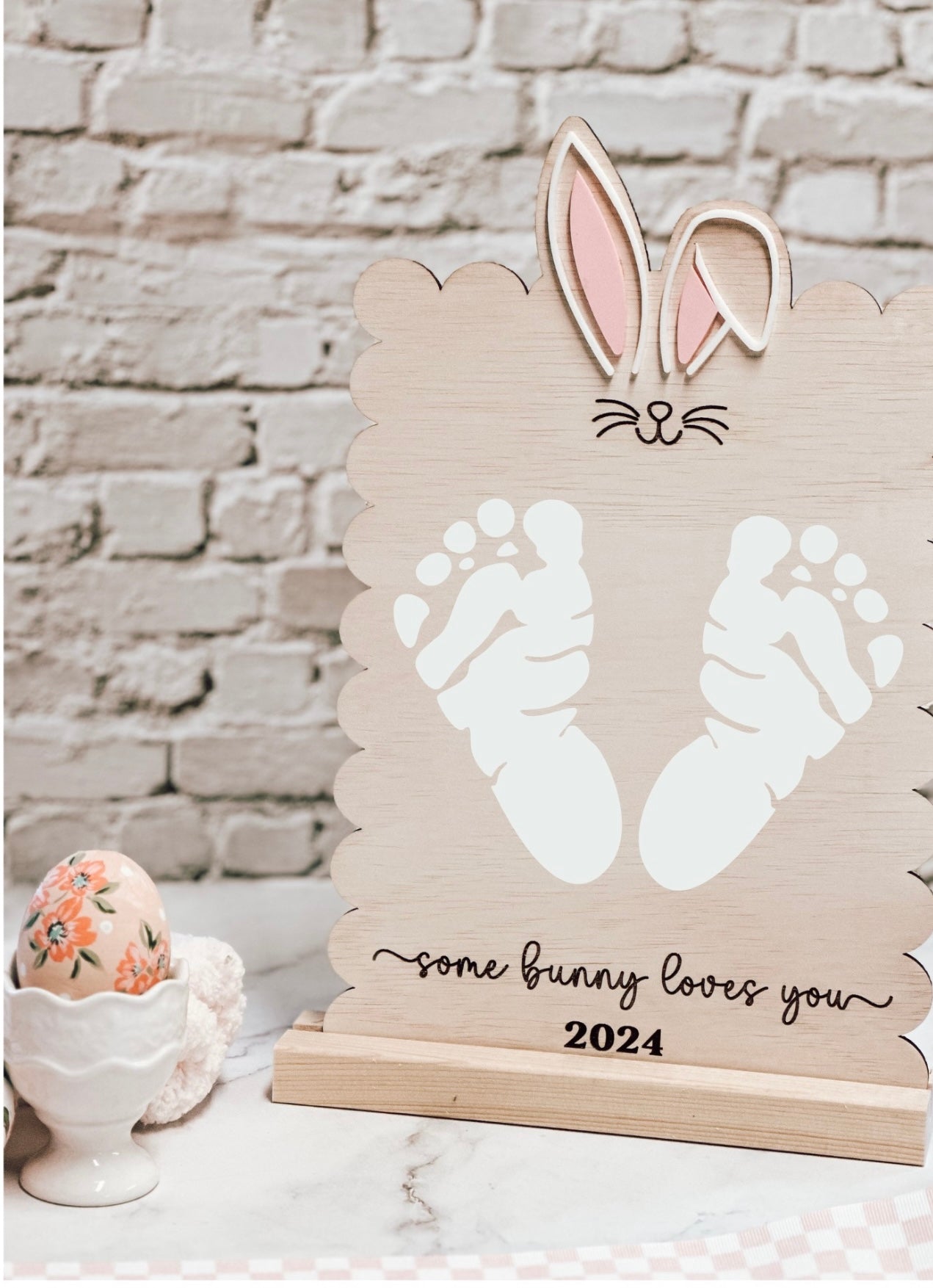 Easter Footprint Keepsake