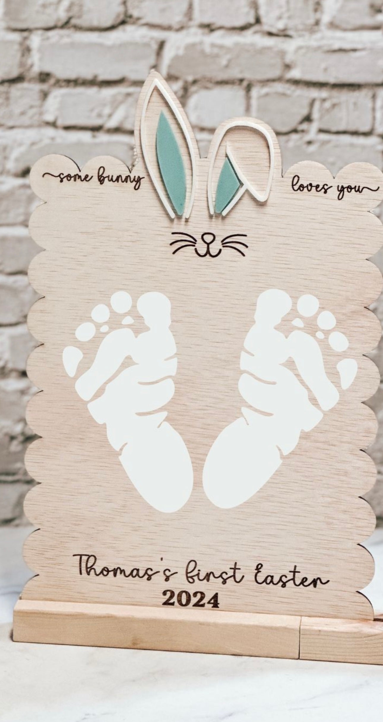 Easter Footprint Keepsake