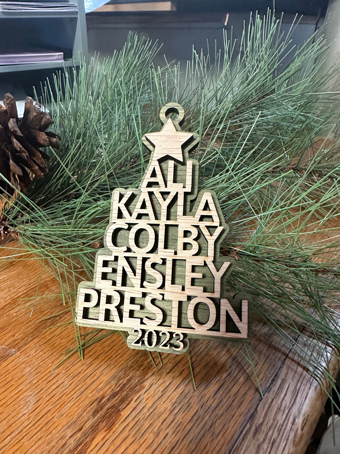 Personalized Name Ornament