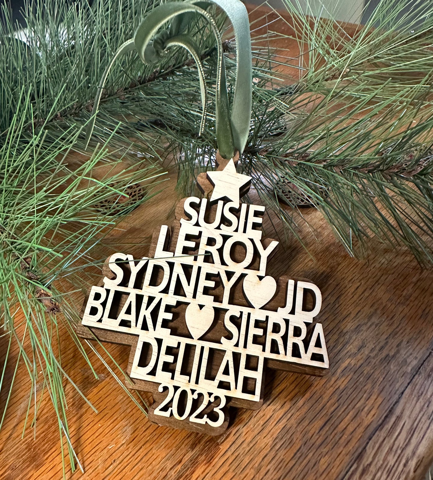 Personalized Name Ornament