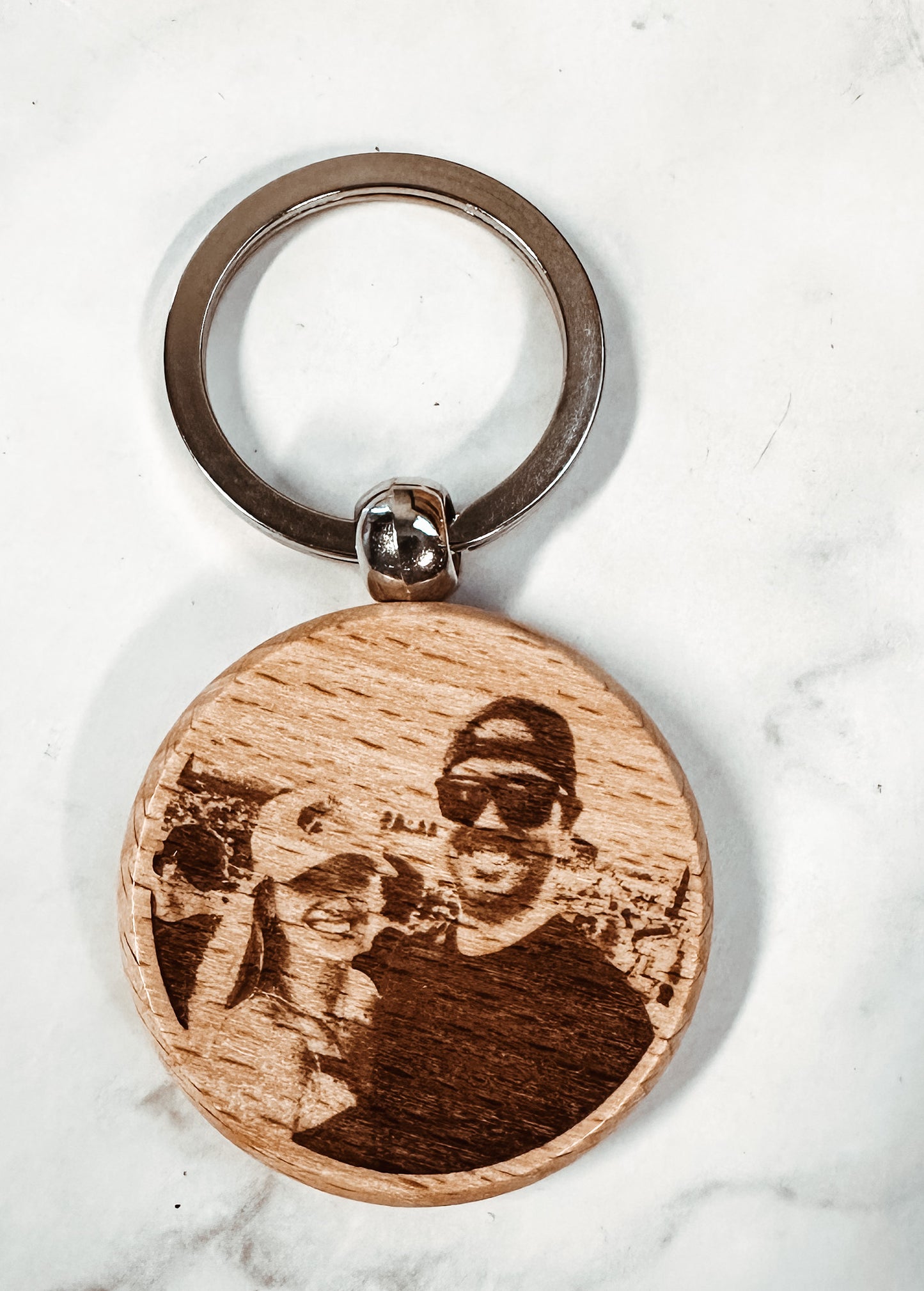 Personalized Wood Keyring