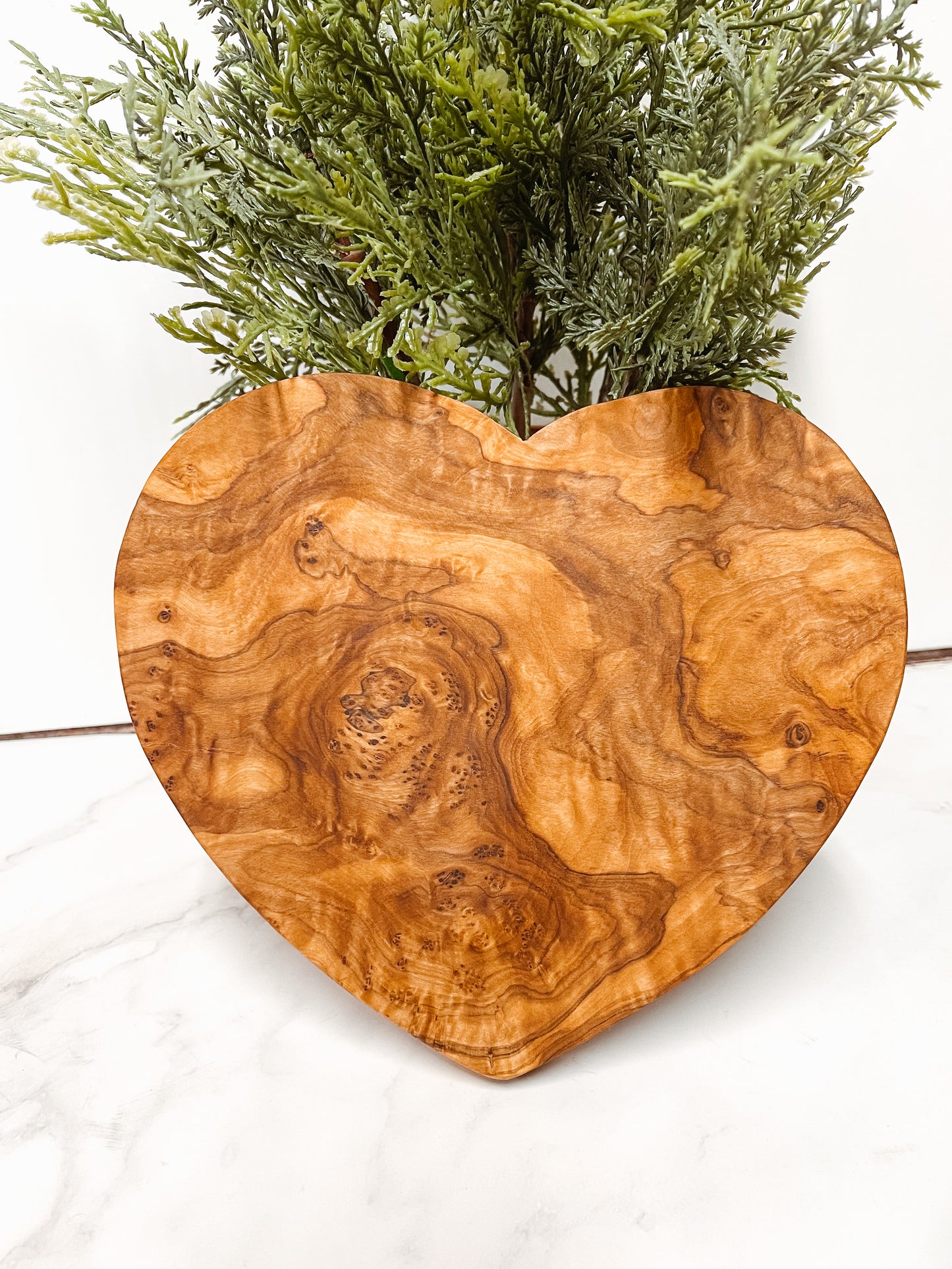 Olive Wood Heart