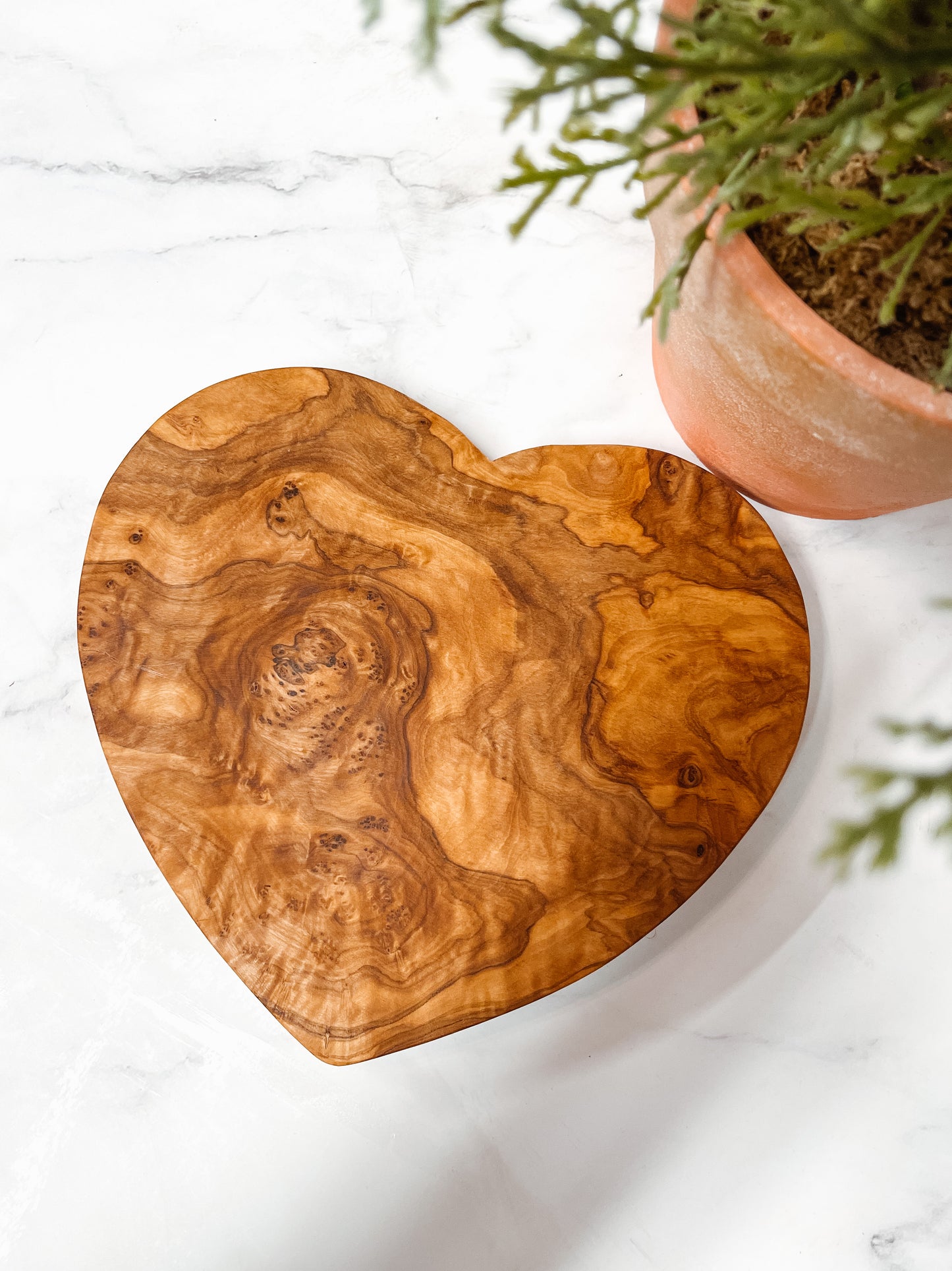 Olive Wood Heart